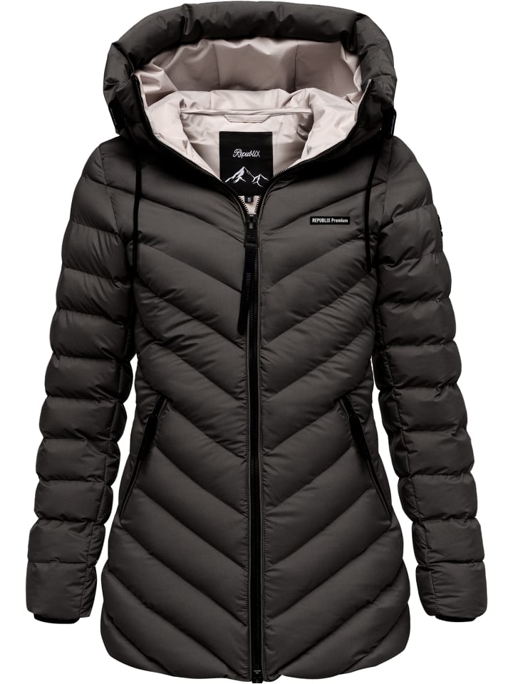 

Зимняя куртка FIONA черного цвета REPUBLIX