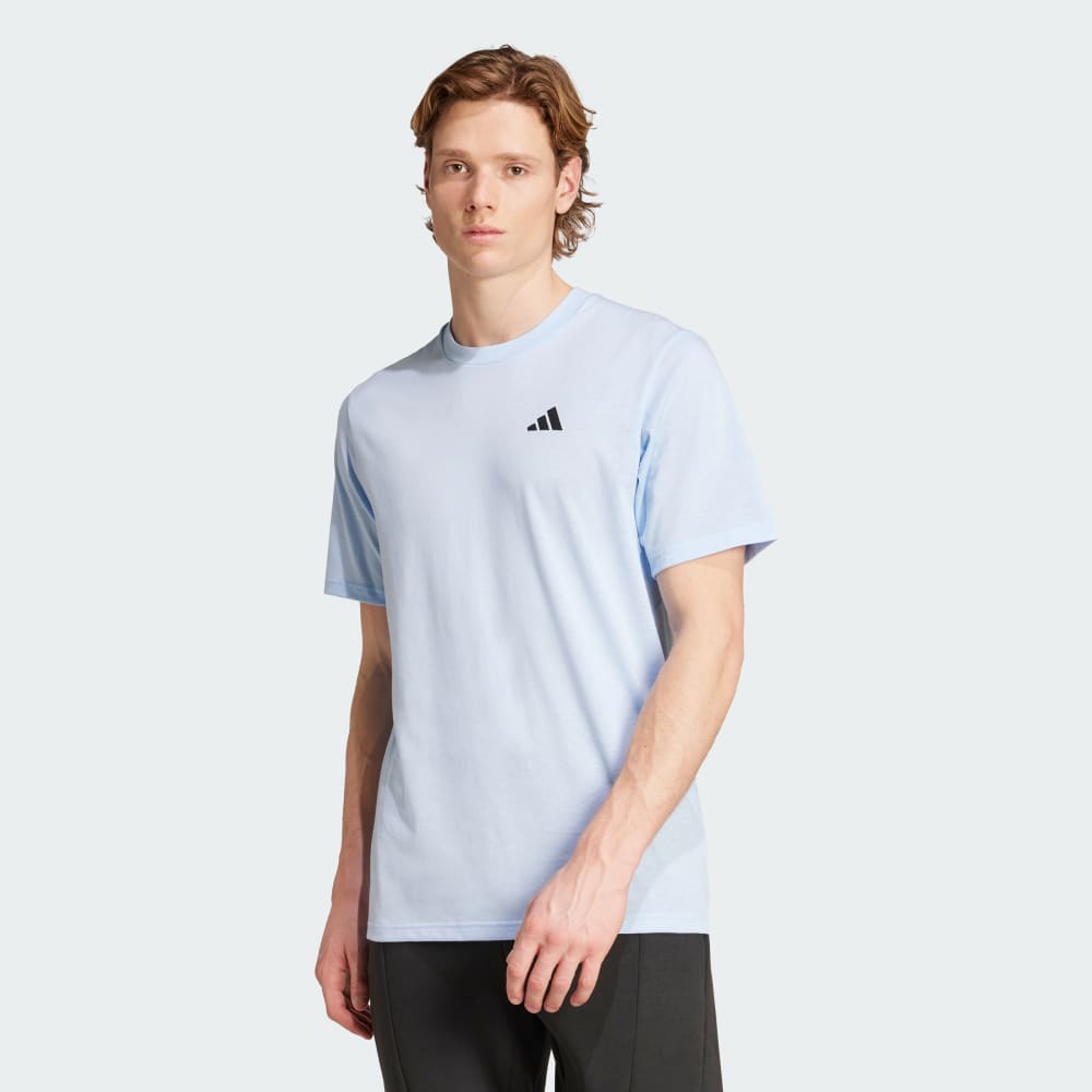 

Футболка Adidas Train Essentials Feelready Training Tee, цвет Glow Blue/Black
