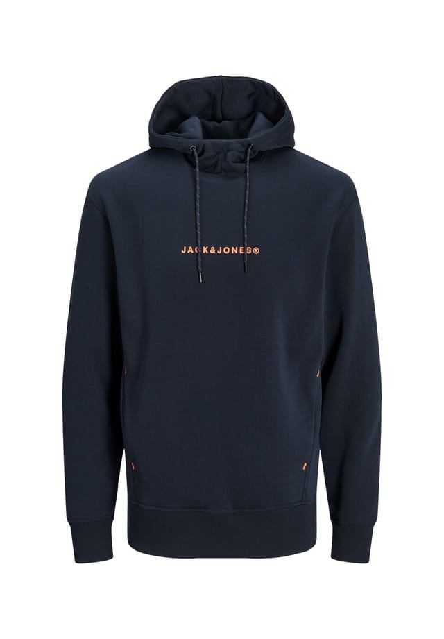 

Толстовка с капюшоном в виде дерева Jack & Jones, синий