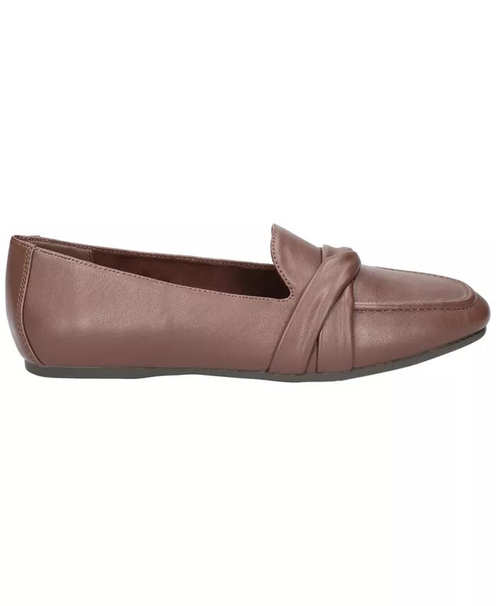Женские балетки Betty Square Toe Easy Street, коричневый/бежевый — фото 2