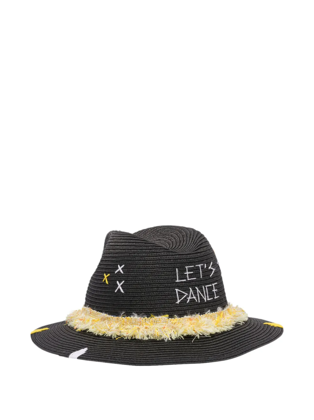 

Соломенная шляпа с бахромой THE HAT GANG, черный