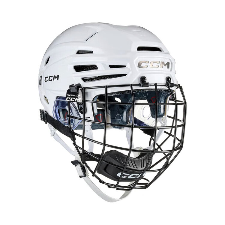 

CCM Шлем TACKS 920, для детей, подростков и взрослых, хоккейный, белый (с визором), размер M