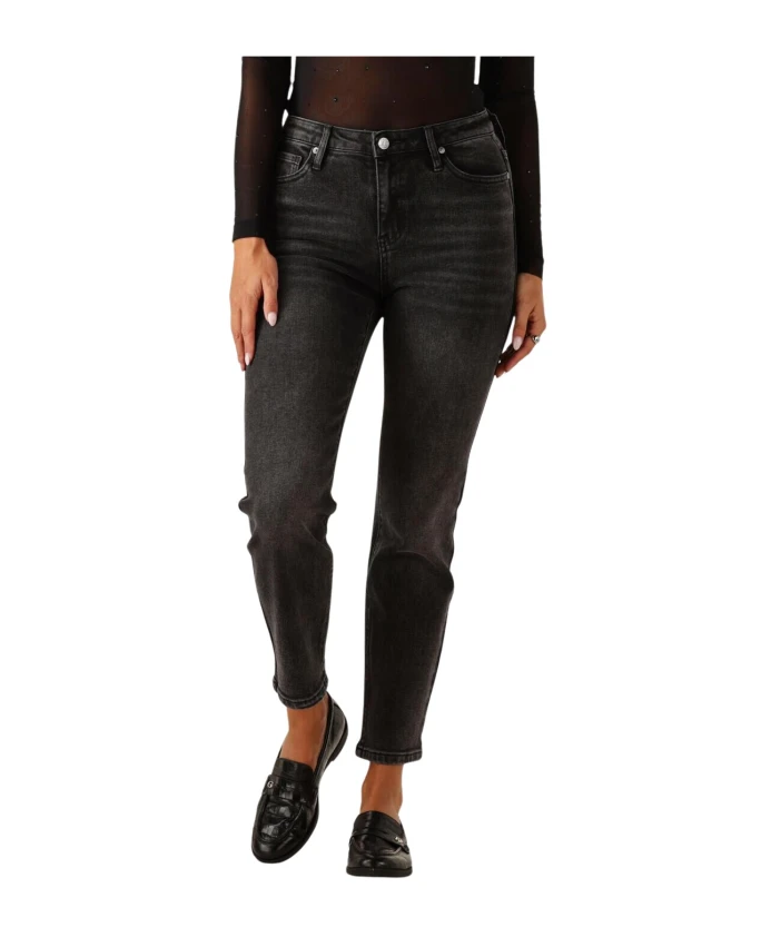 

Серые джинсы прямого кроя для женщин Janice, серый