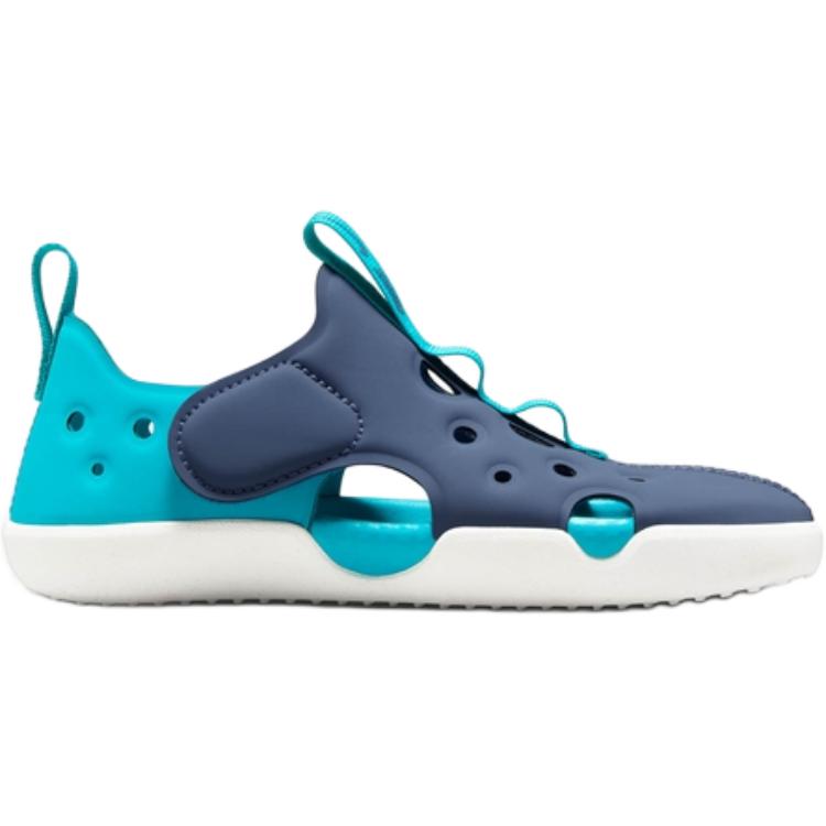 Сандалии Sunray Protect 4 водонепроницаемые низкие детские Nike, синий/зеленый — фото 3