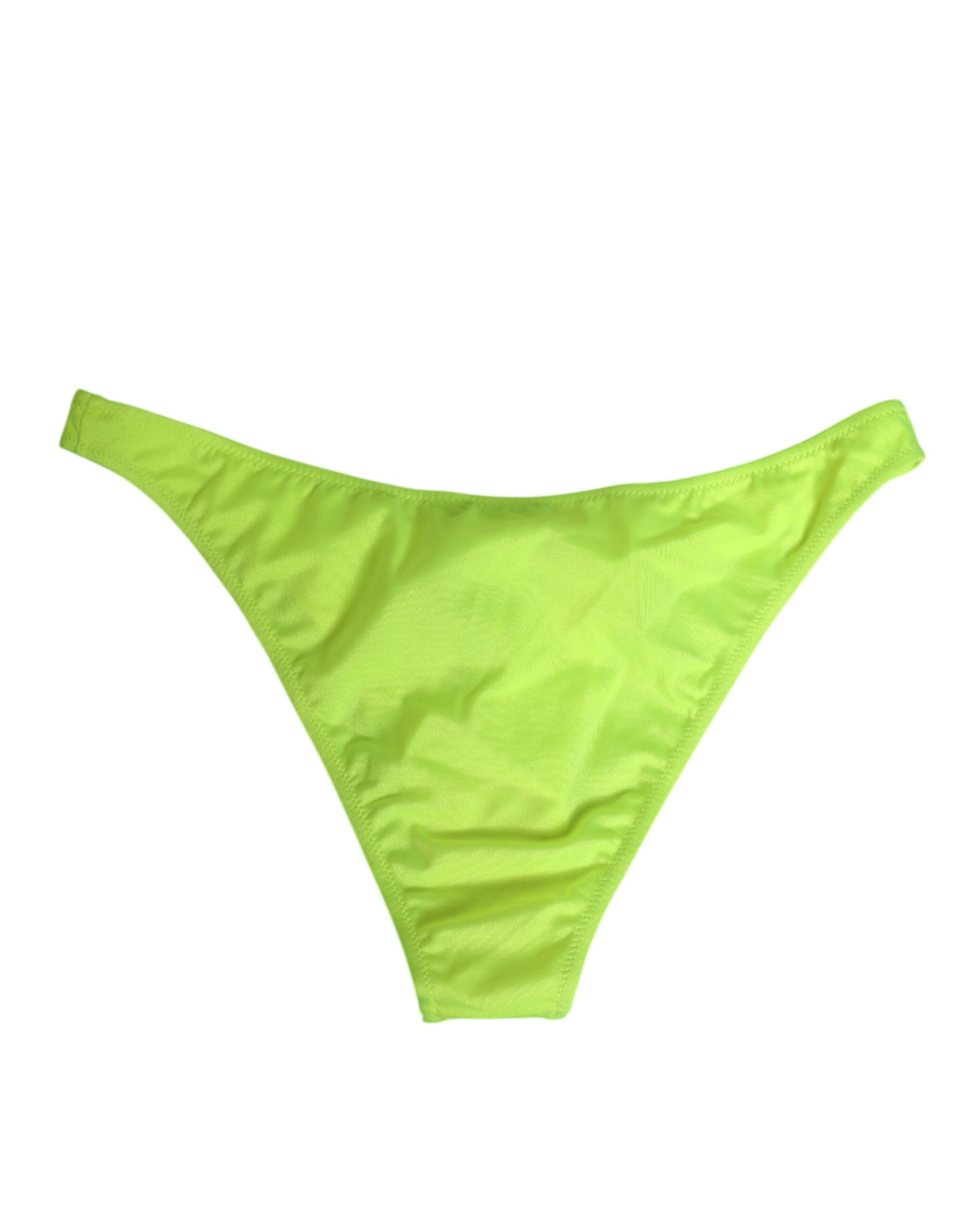 Плавки-брифы с логотипом DG Neon Green, женское нижнее белье Dolce & Gabbana, зеленый — фото 3