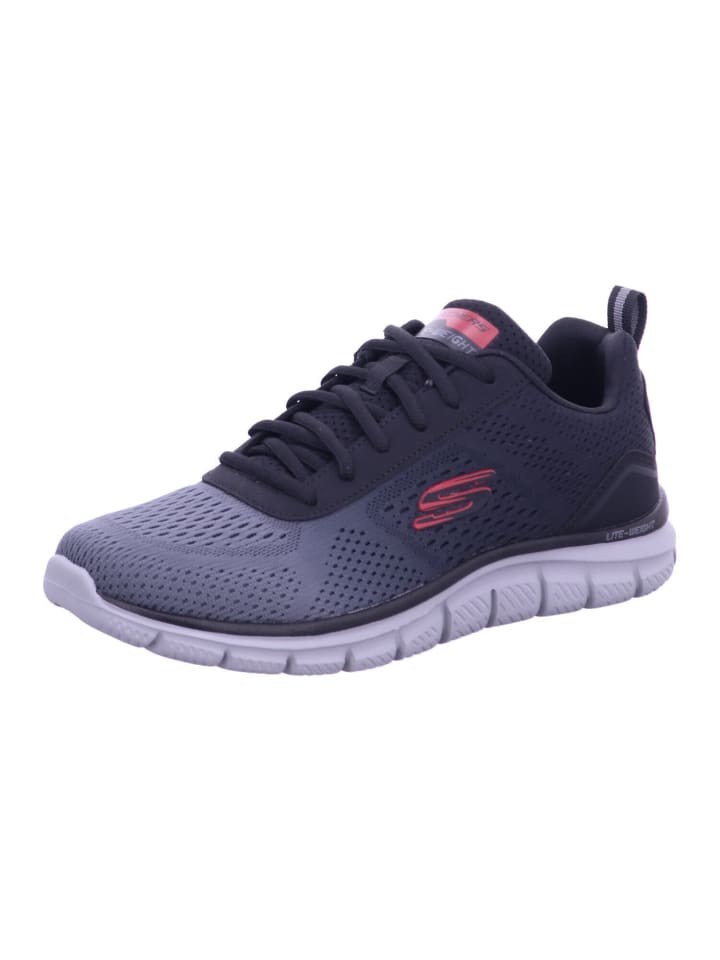 

Кроссовки на шнуровке Skechers, цвет black/charcoal