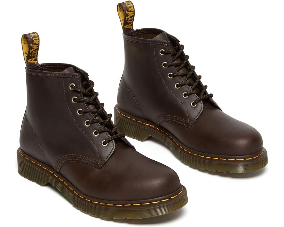 Ботинки Dr. Martens 101, высокие, коричневые