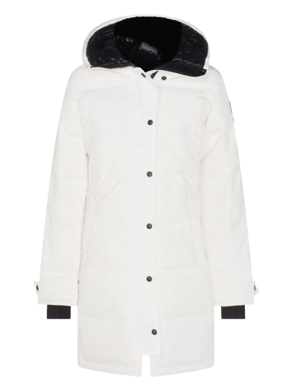 

Пальто с капюшоном на пуговицах Canada Goose, белый