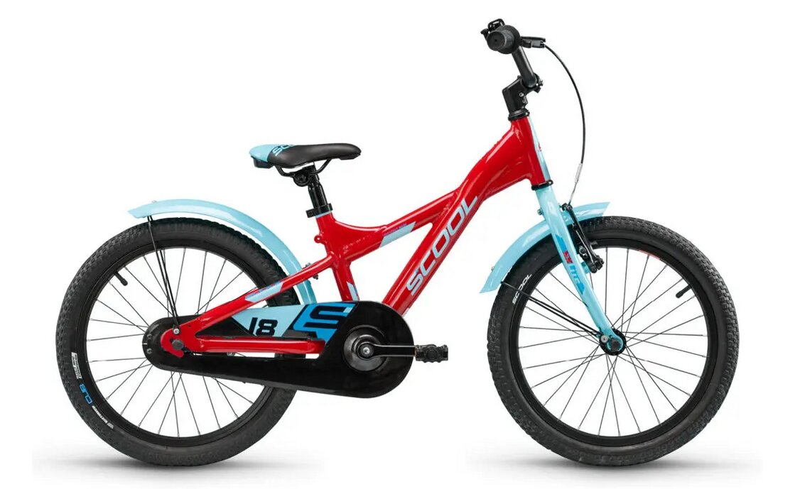 

Детский велосипед S'cool XXlite 18 1-Gang - 18 дюймов - Y-Form - 2025, цвет Rot|Red/Light Blue