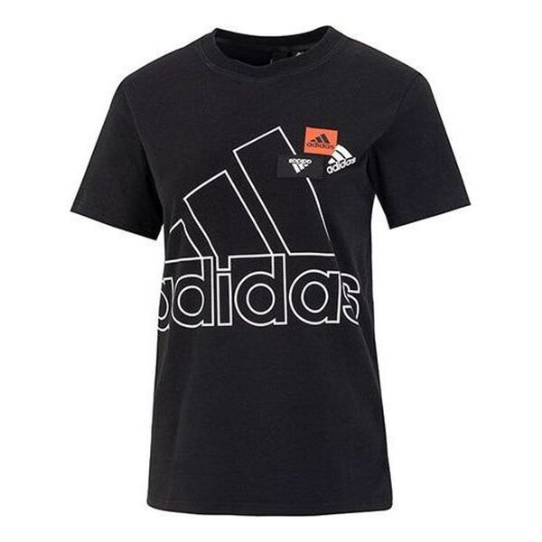 

Футболка brd t-shirt 'black white' Adidas, черный