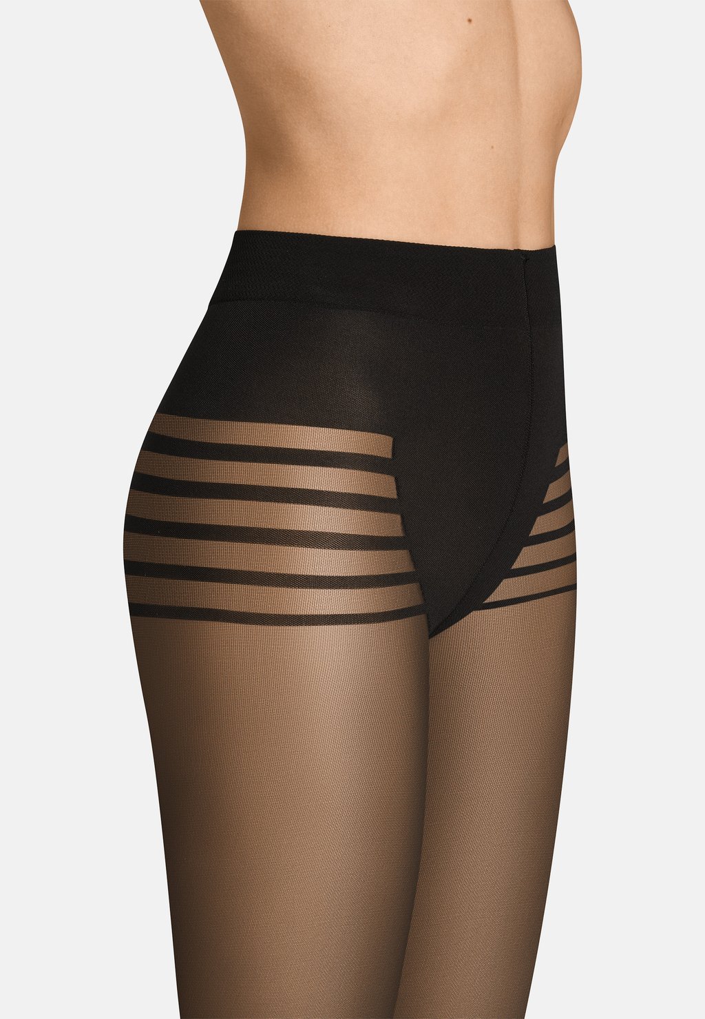 

Колготки TIGHTS TRANSLUCENT 20 STRIPES PANTY COMPRESSION MADE IN GERMANY ITEM m6, черный