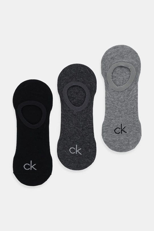

Носки 3 пары Calvin Klein, серый