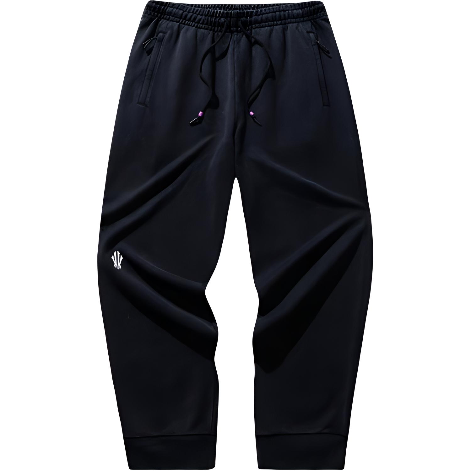 

Трикотажные спортивные брюки Anta Basketball Collection, унисекс, базовые, черные