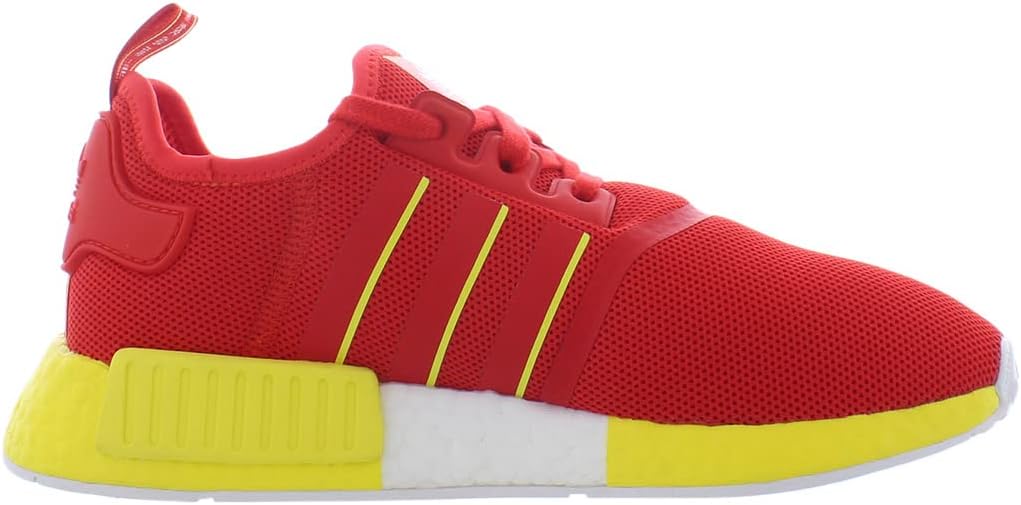 Кроссовки adidas NMDr1 для мужчин, красный/желтый/ярко-желтый — фото 2
