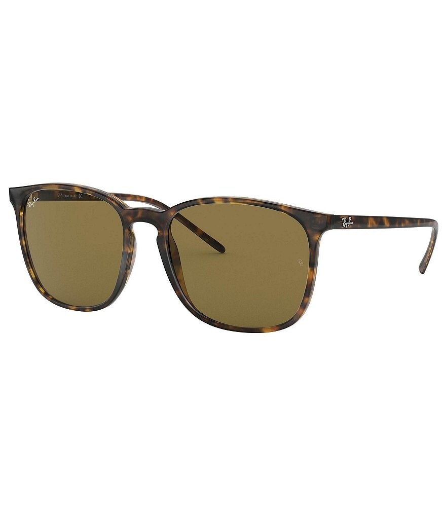 

Мужские квадратные солнцезащитные очки Ray-Ban Phantos, коричневый