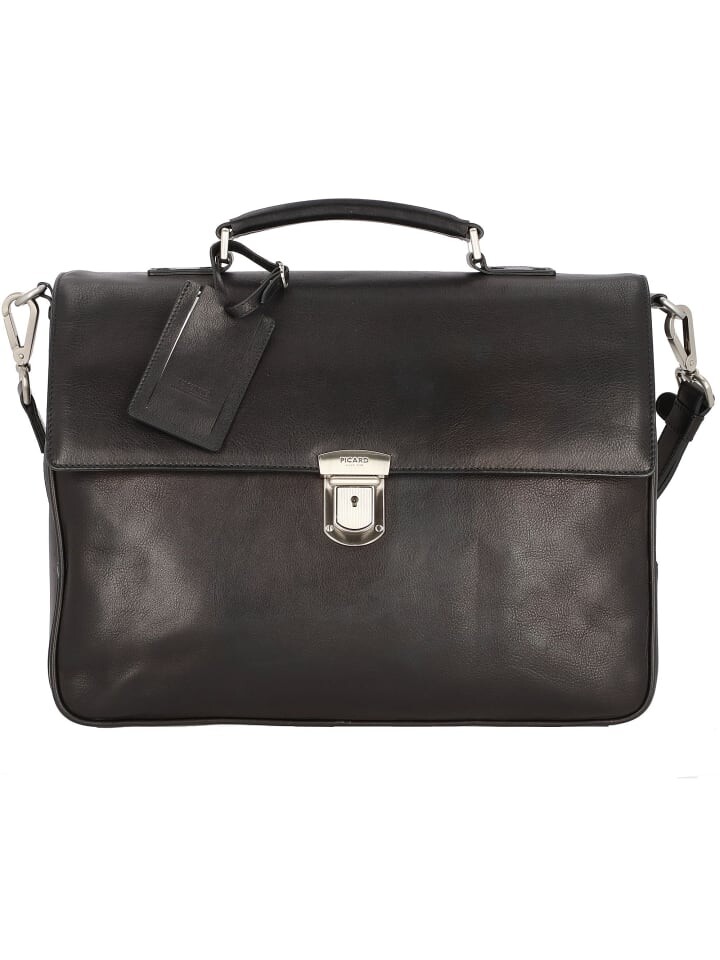 

Сумка PICARD Authentic Aktentasche Leder 39 cm, черный
