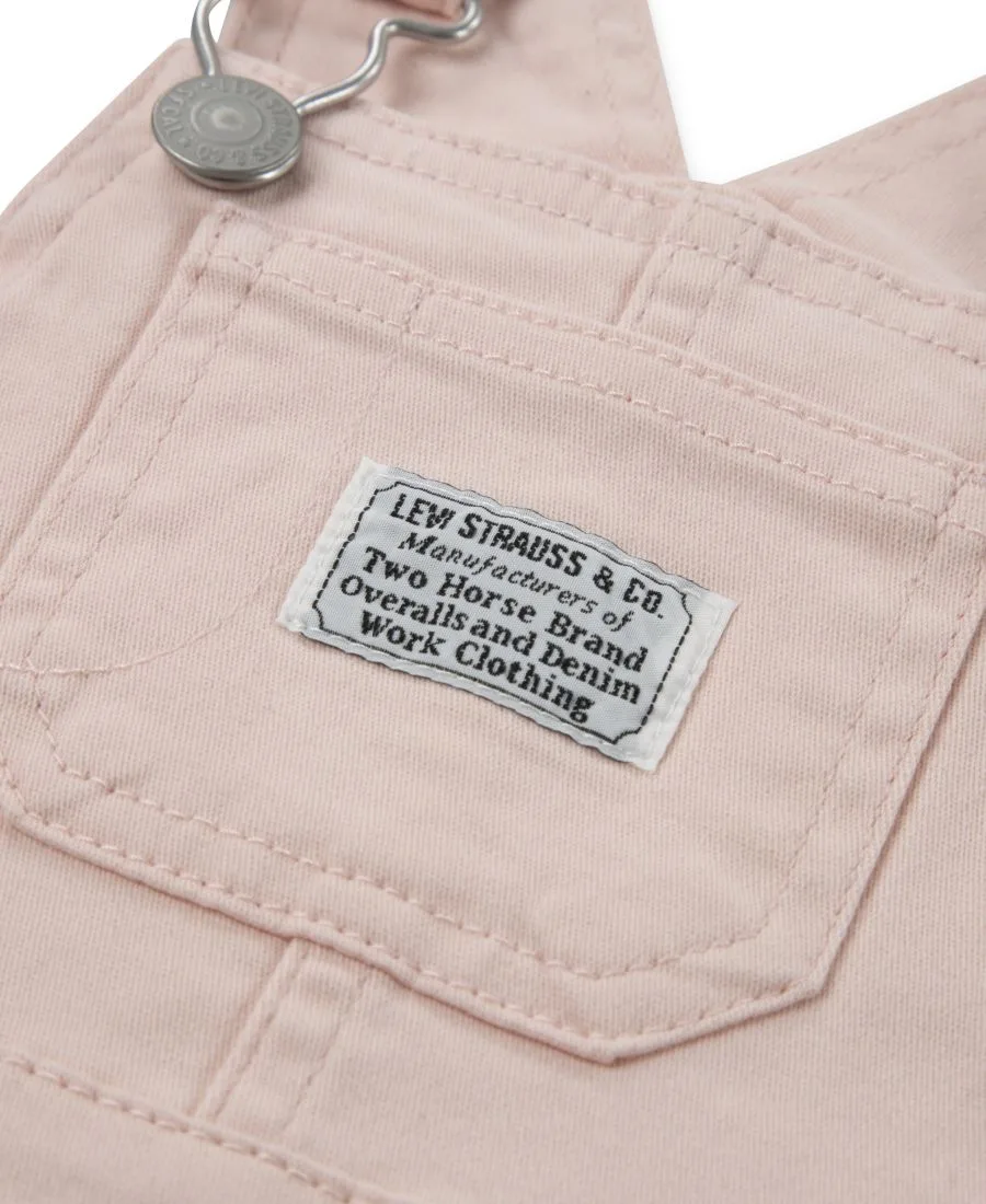 Детский комбинезон без рукавов из саржи для девочек Levi's, pastel розовый — фото 3