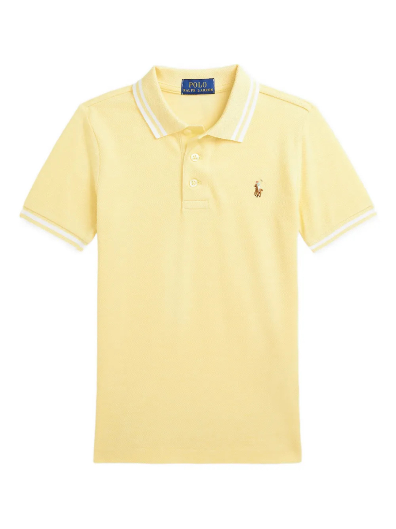 

POLO RALPH LAUREN KIDS Поло Пони с вышивкой, желтый