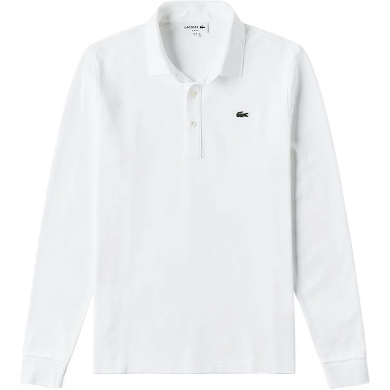 Футболка поло с логотипом LACOSTE, 001/White