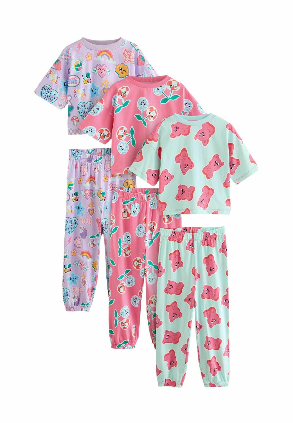 

Пижама 3 PACK SET Next, фуксия