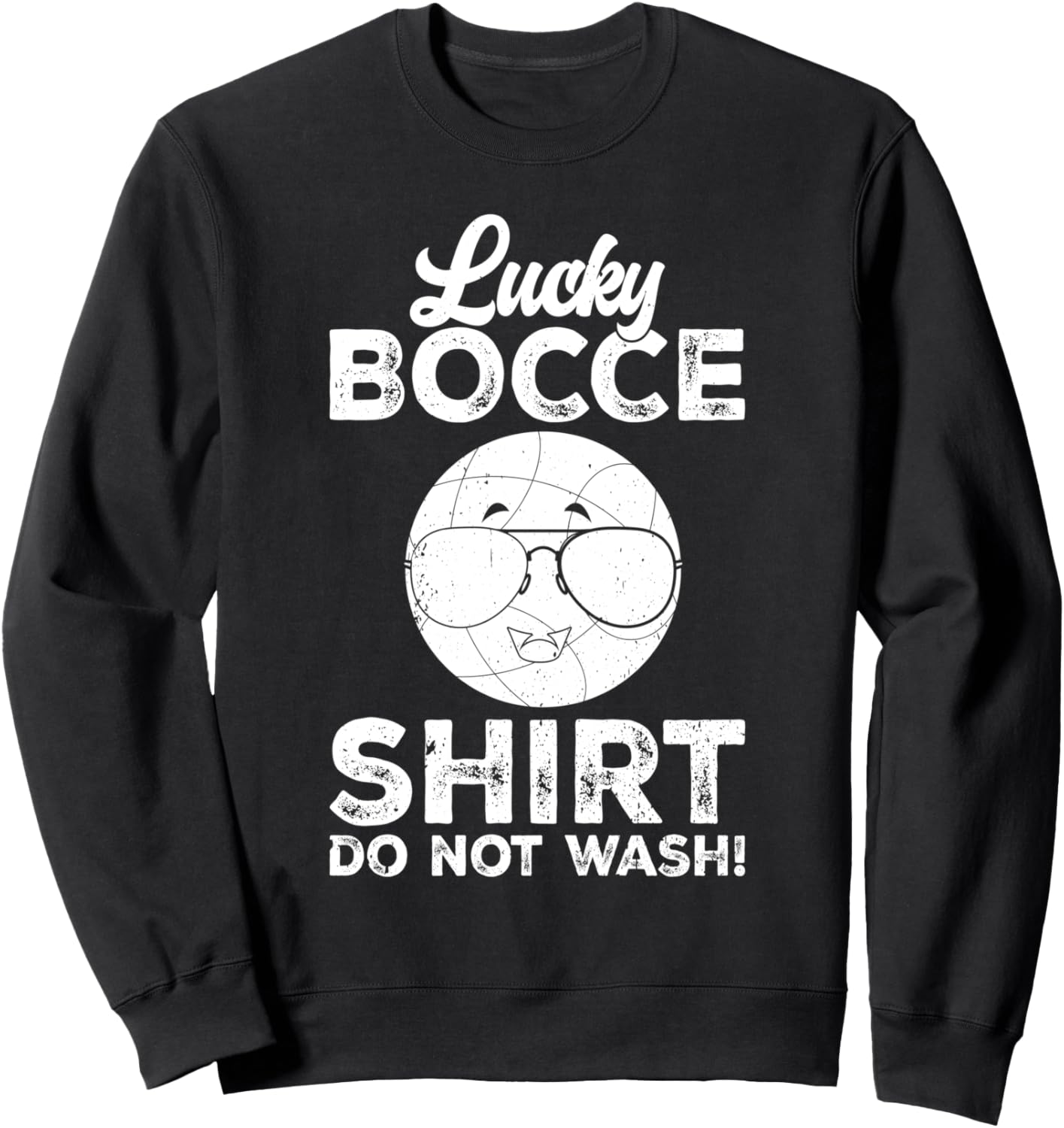 

Толстовка Lucky Bocce, не стирать - Забавная толстовка с надписью Bocce Funny Bocce Ball Player Bocce Ball Game, черный
