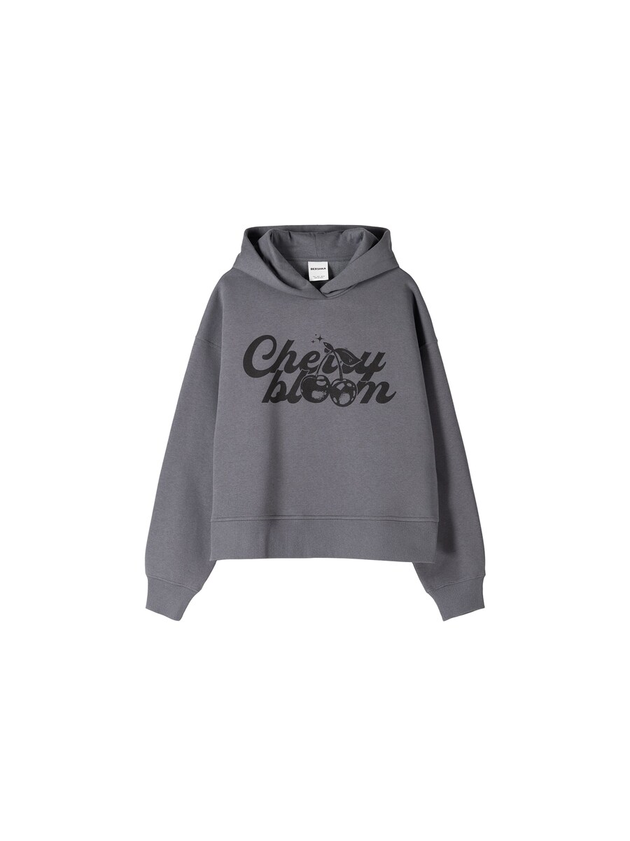 

Толстовка Bershka, темно-серый