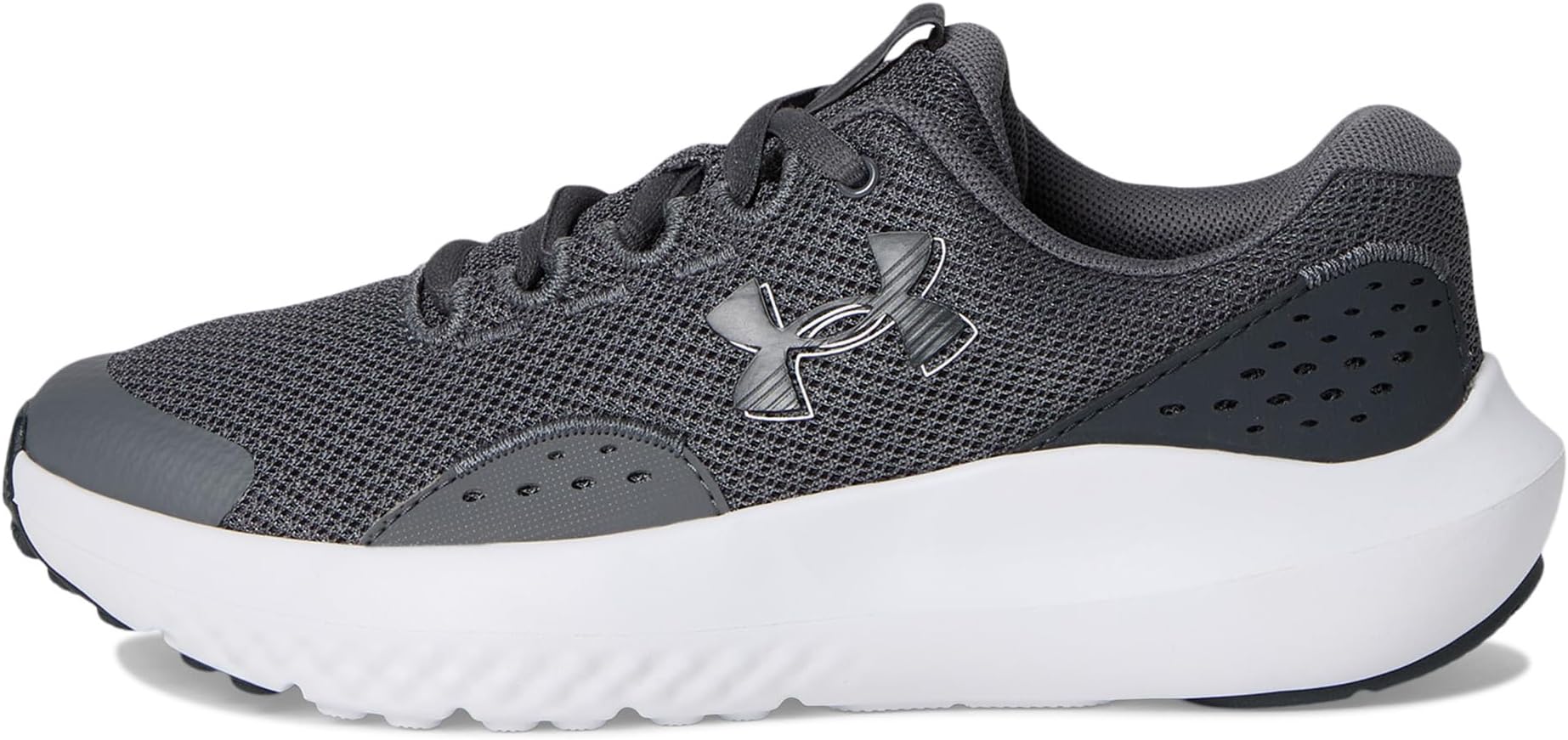 Кроссовки Under Armour Kids Grade School Surge 4, цвет Castlerock/Anthracite/Anthracite — фото 4