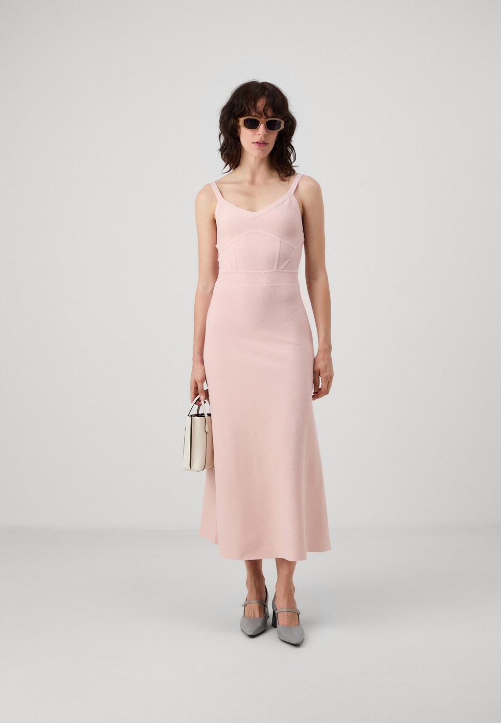 

Платье-свитер SLEEVELESS DRESS KARL LAGERFELD, светло-розовый