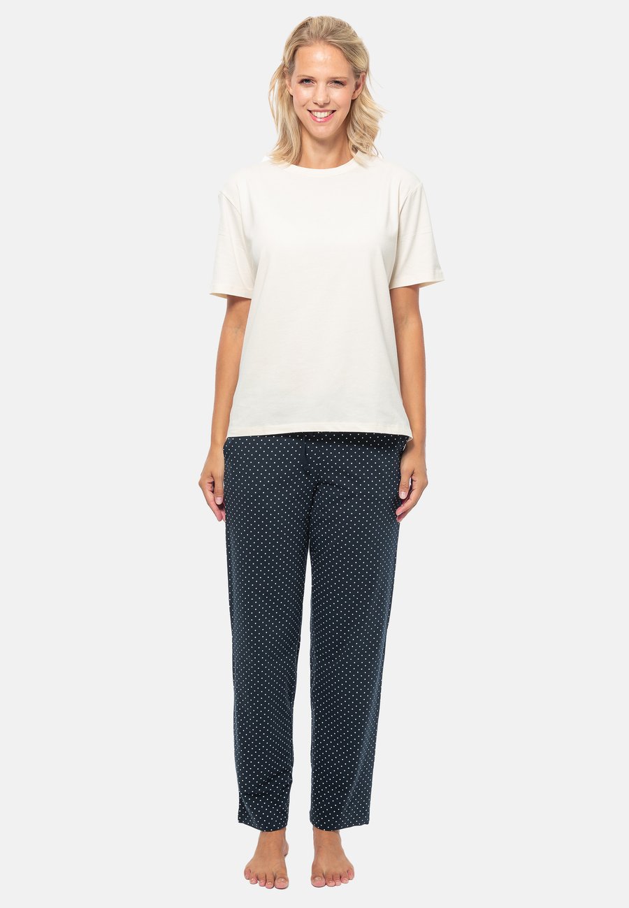 

Пижамный комплект Schiesser SET, Blau Gepunktet Creme/Off-White