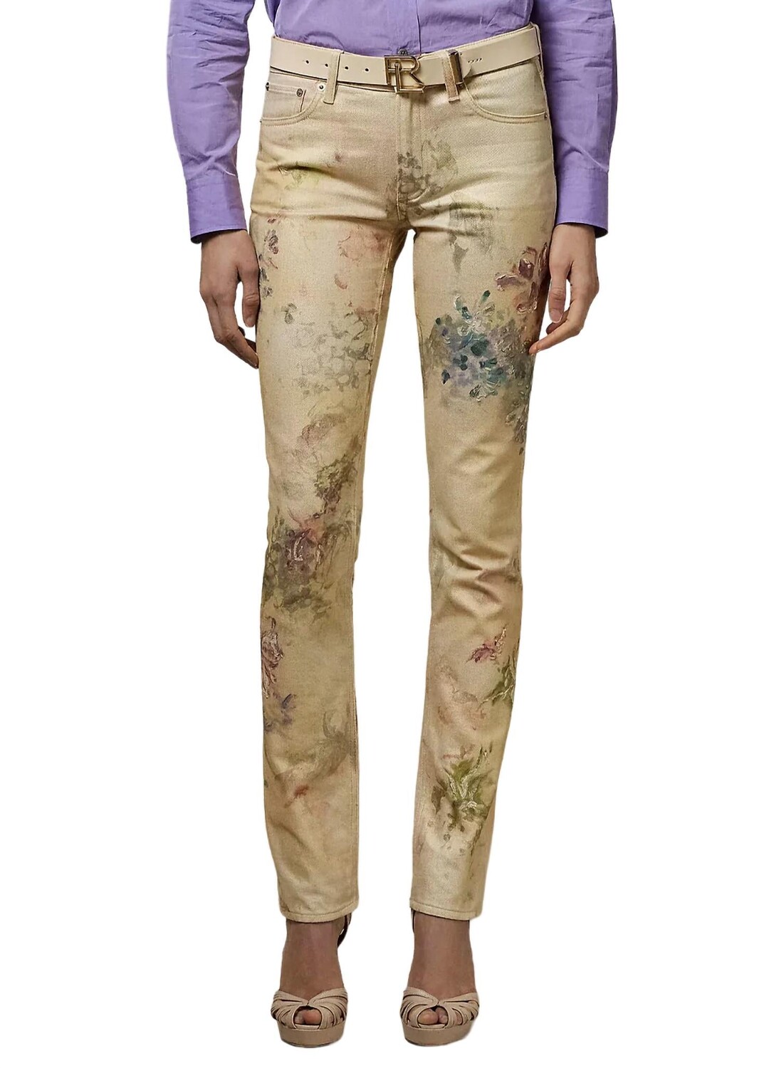 

Брюки в пол с выцветшим цветочным принтом 160 Slim Floral Ralph Lauren