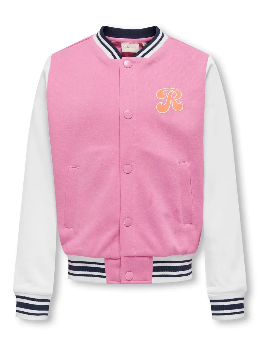 

Блузон KIDS ONLY "KOGCONNIE L/S MARAIS BOMBER JACKET SWT", цвет Begonia Pink