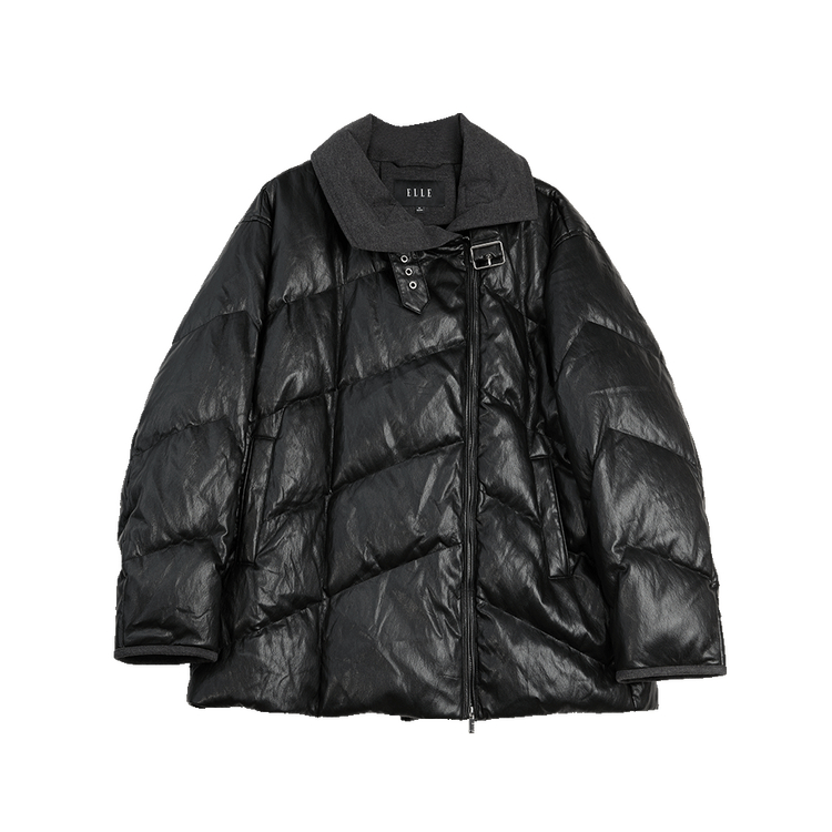 

ELLE Пуховик женский Black Lapel утепленный