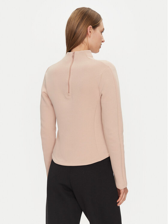Блузка облегающего кроя Structured Interlock JJ0938 Adidas, бежевый — фото 3