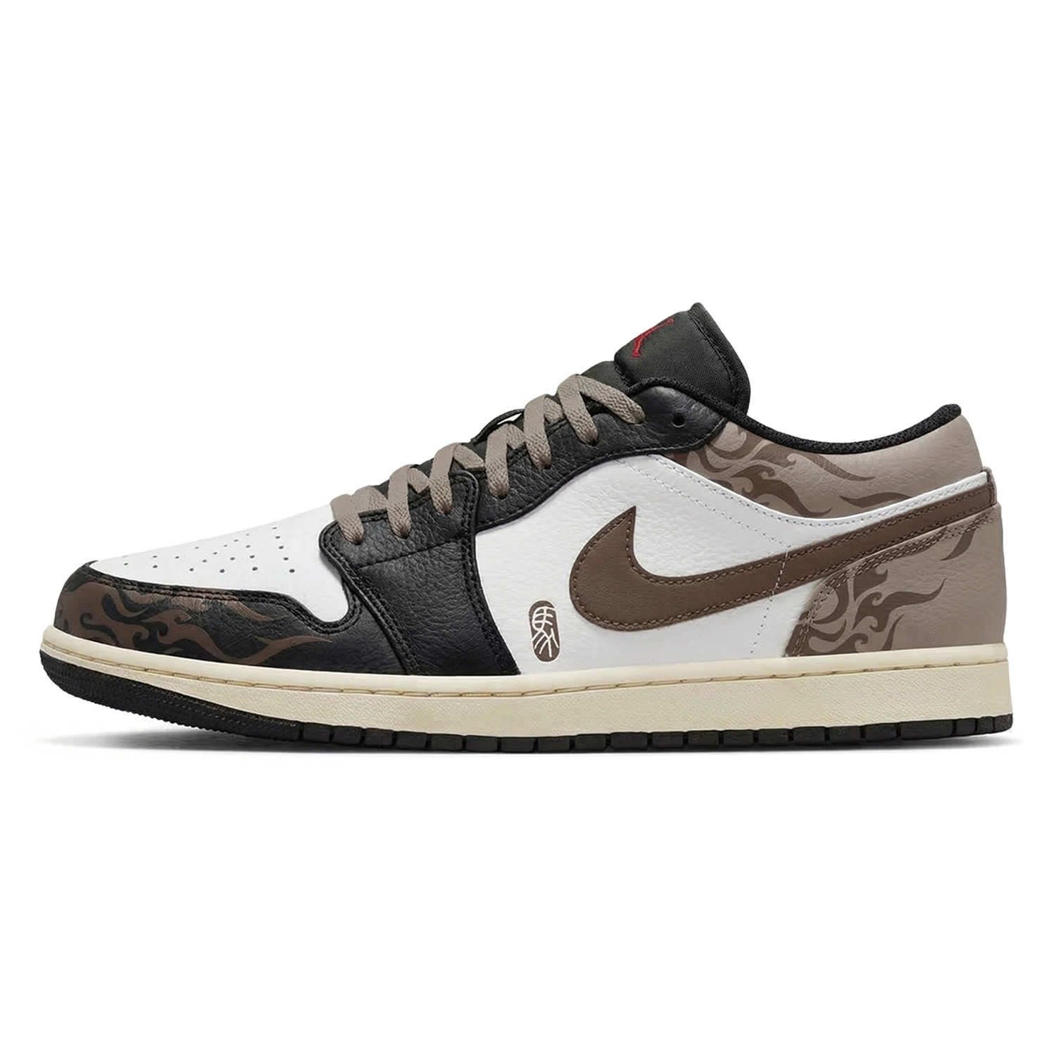 

Jordan Air 1 Low CNY Horse Year, Three Times Laboratory, Brown Horse Steps Rock Abrasion Resistant Low top