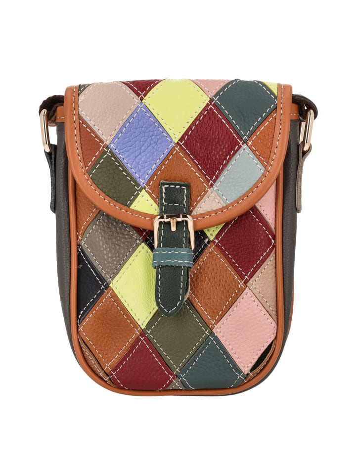 

Usha FESTIVAL Женская сумка-саквояж салатового цвета, разноцветная