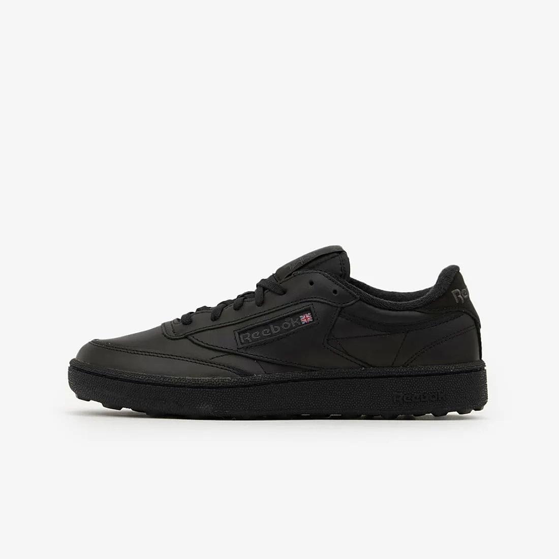Мужские кроссовки для гольфа Reebok Club C, черный/серый — фото 2