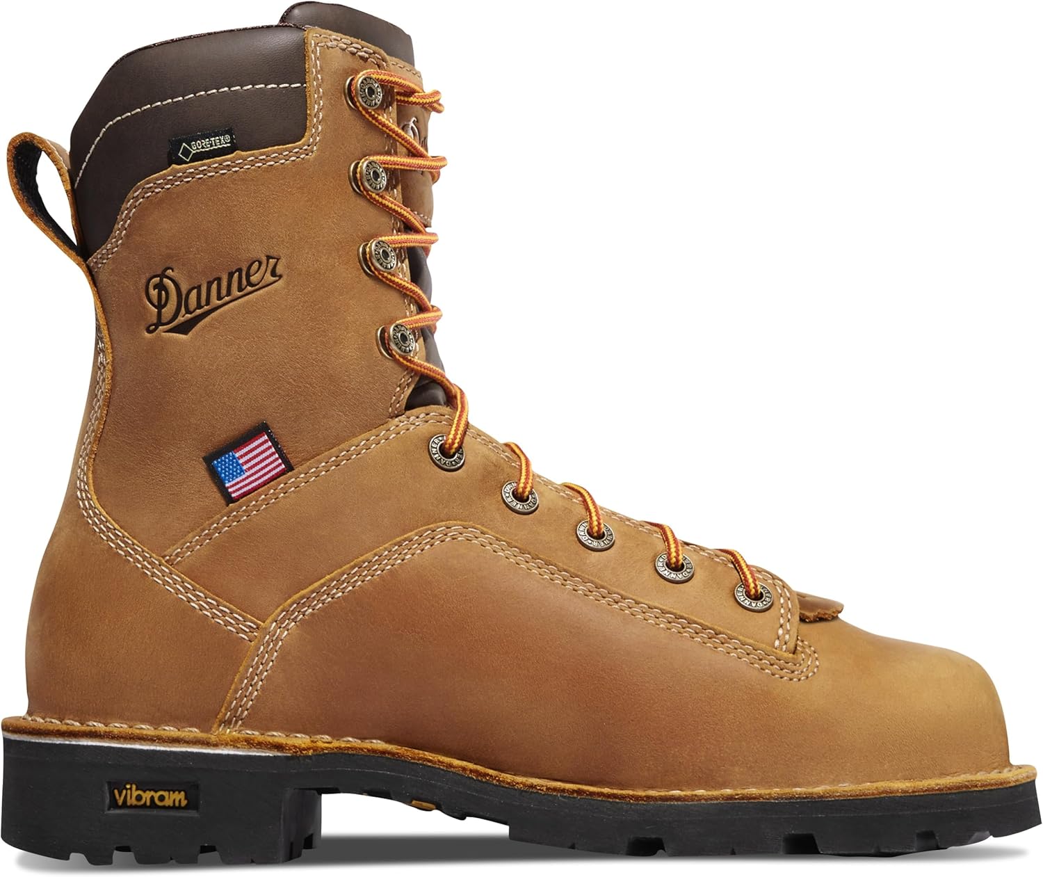 Мужские рабочие ботинки Danner Quarry USA 8 дюймов 400G NMT, коричневый — фото 2