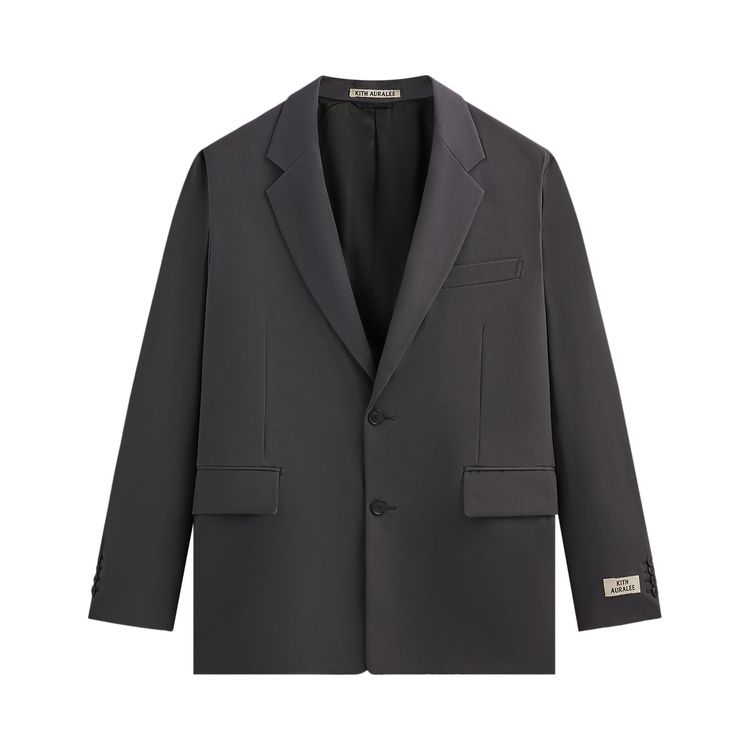 

Куртка Kith 101 For Auralee Light Wool Max Gabardine Jacket 'Grey Pinstripe', серый