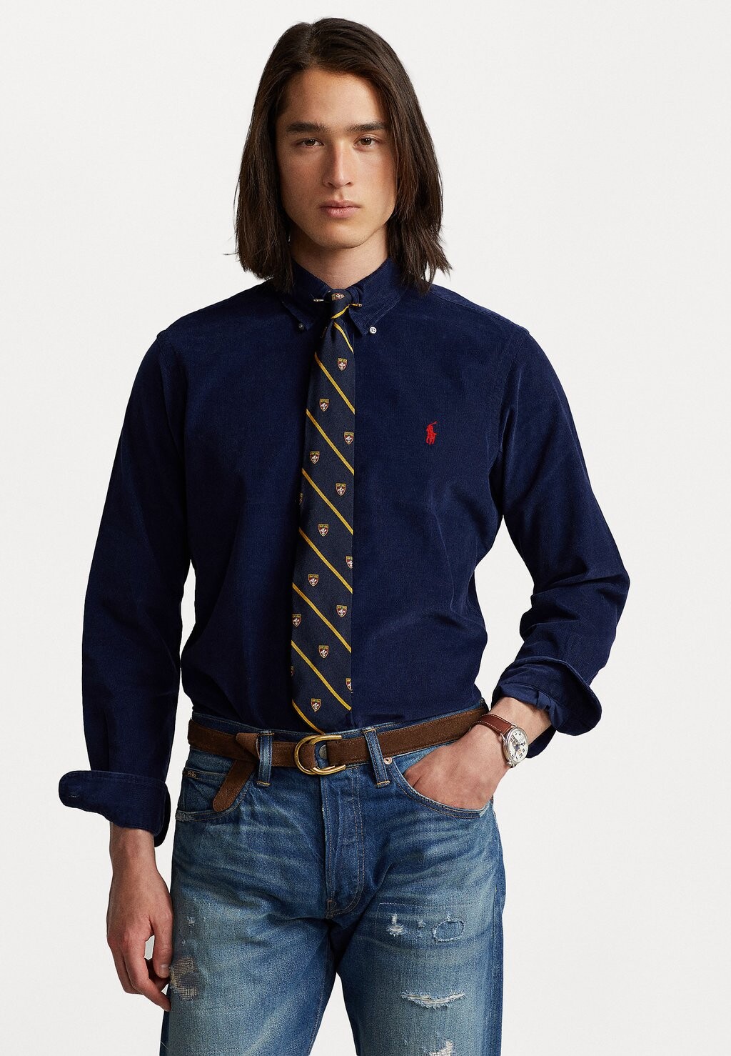 

Рубашка LONG SLEEVE Polo Ralph Lauren, темно-синий Ньюпорт