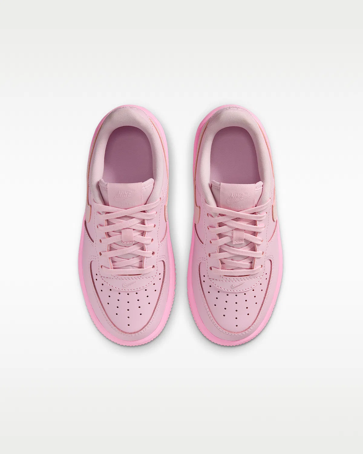 Кроссовки Nike Force 1 Low для малышей, Pink Foam/Pink Rise/Pink Foam — фото 4