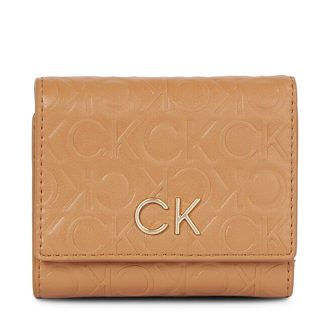 

Кошелек Calvin Klein Re-LockTrifold Xs, коричневый