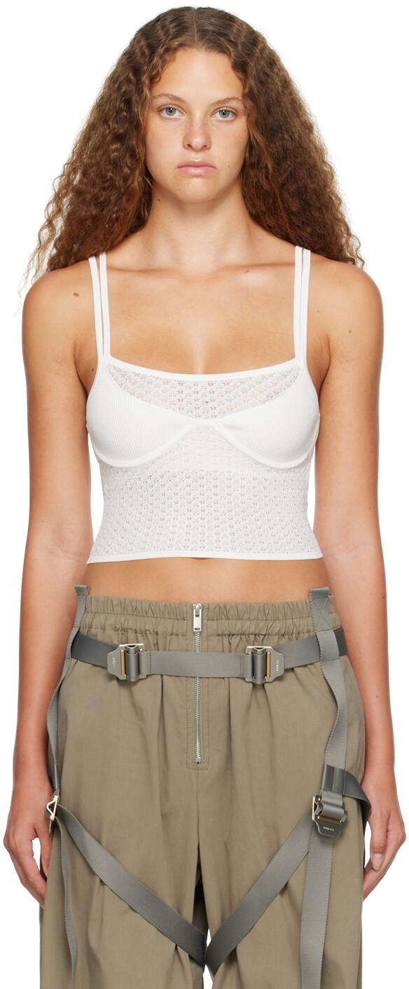 

Майка Dion Lee White Serpent