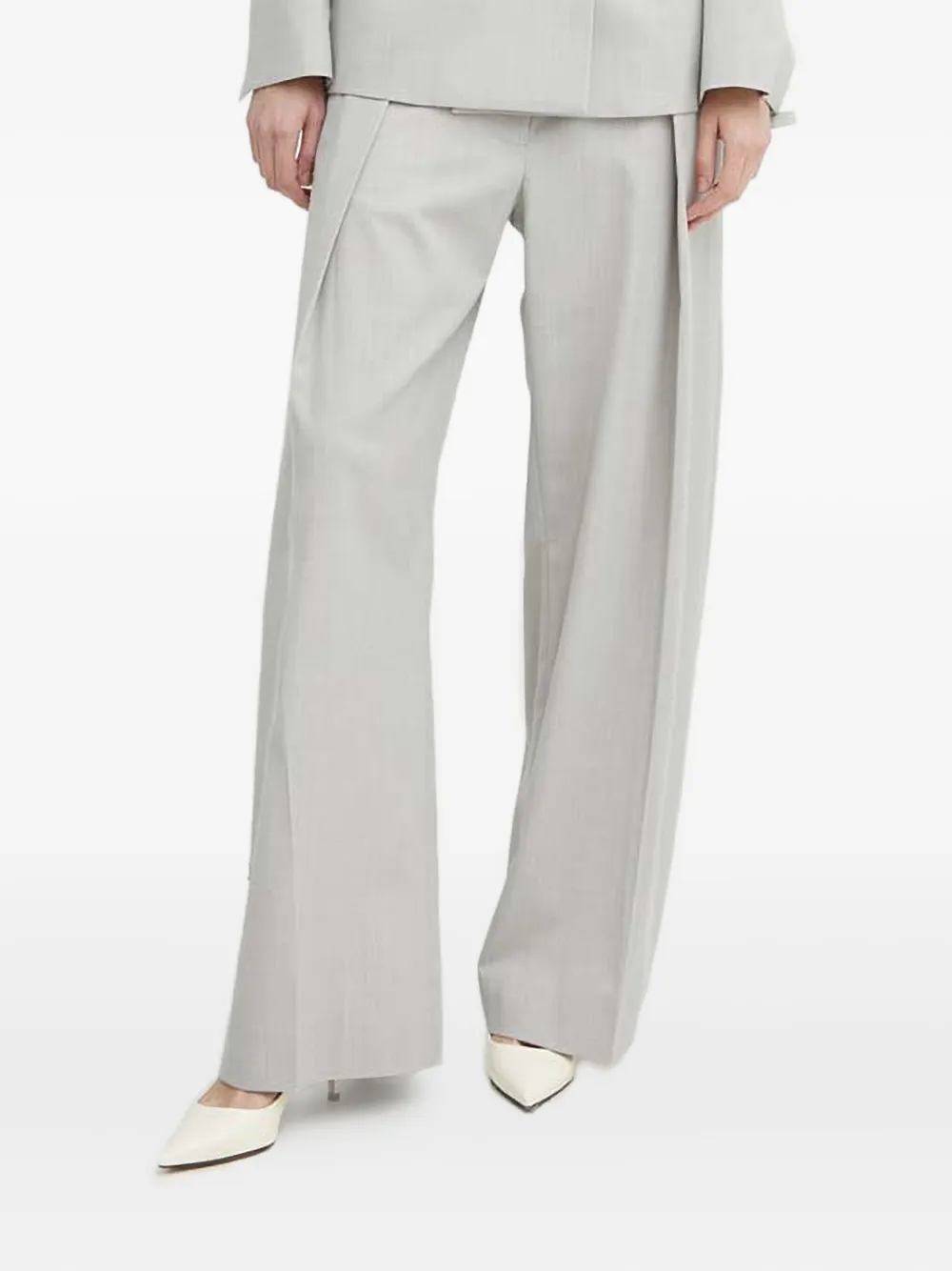 

Плиссированные строгие брюки Day Birger Et Mikkelsen, серый