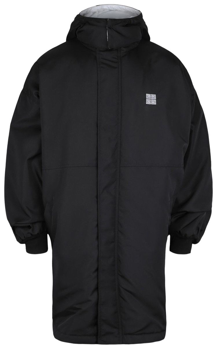 

Парка Givenchy с логотипом в футбольном стиле, черная