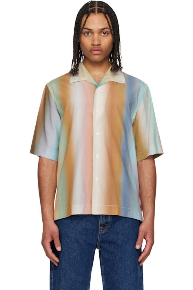 

Разноцветная рубашка большого размера Smith Stripe Paul Smith