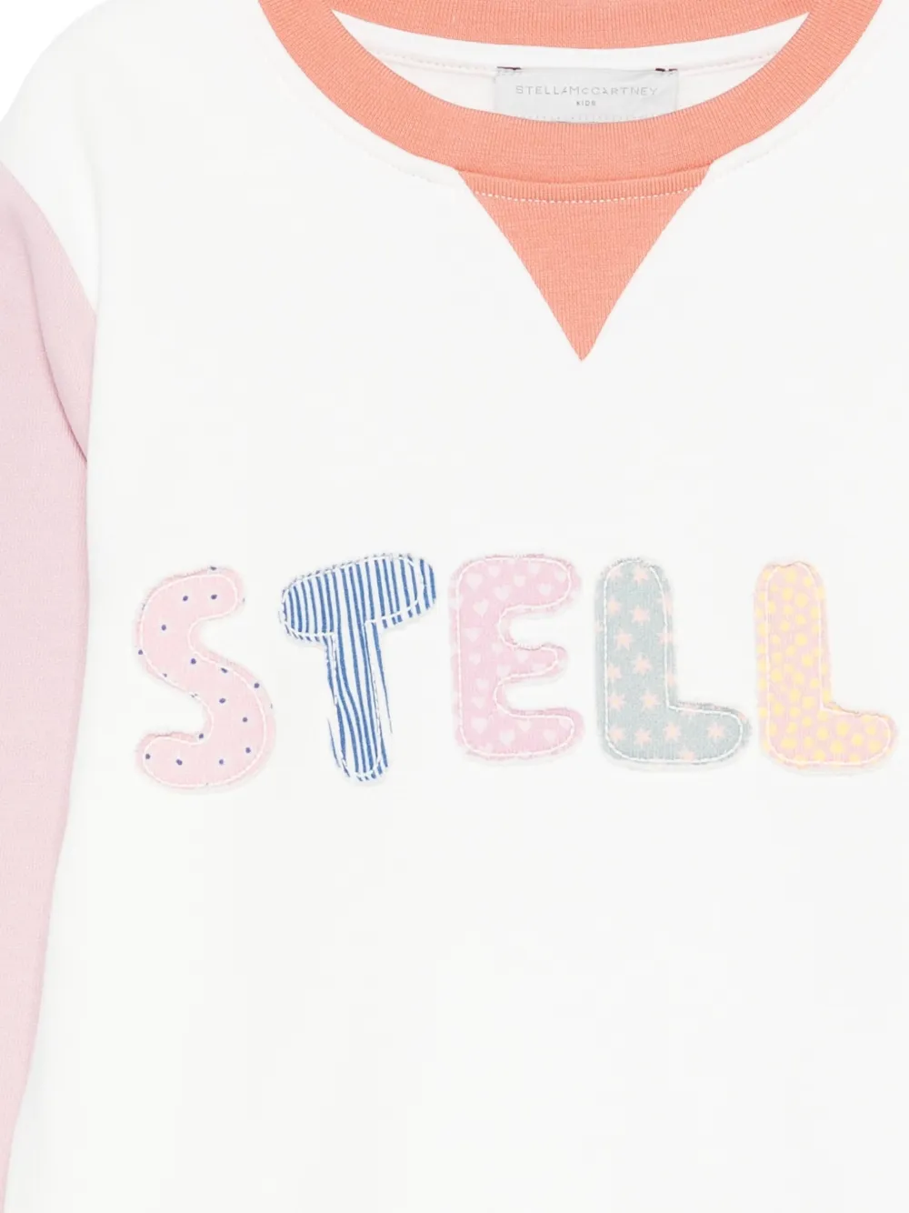 Свитшот из органического хлопка Stella McCartney Kids, белый — фото 3