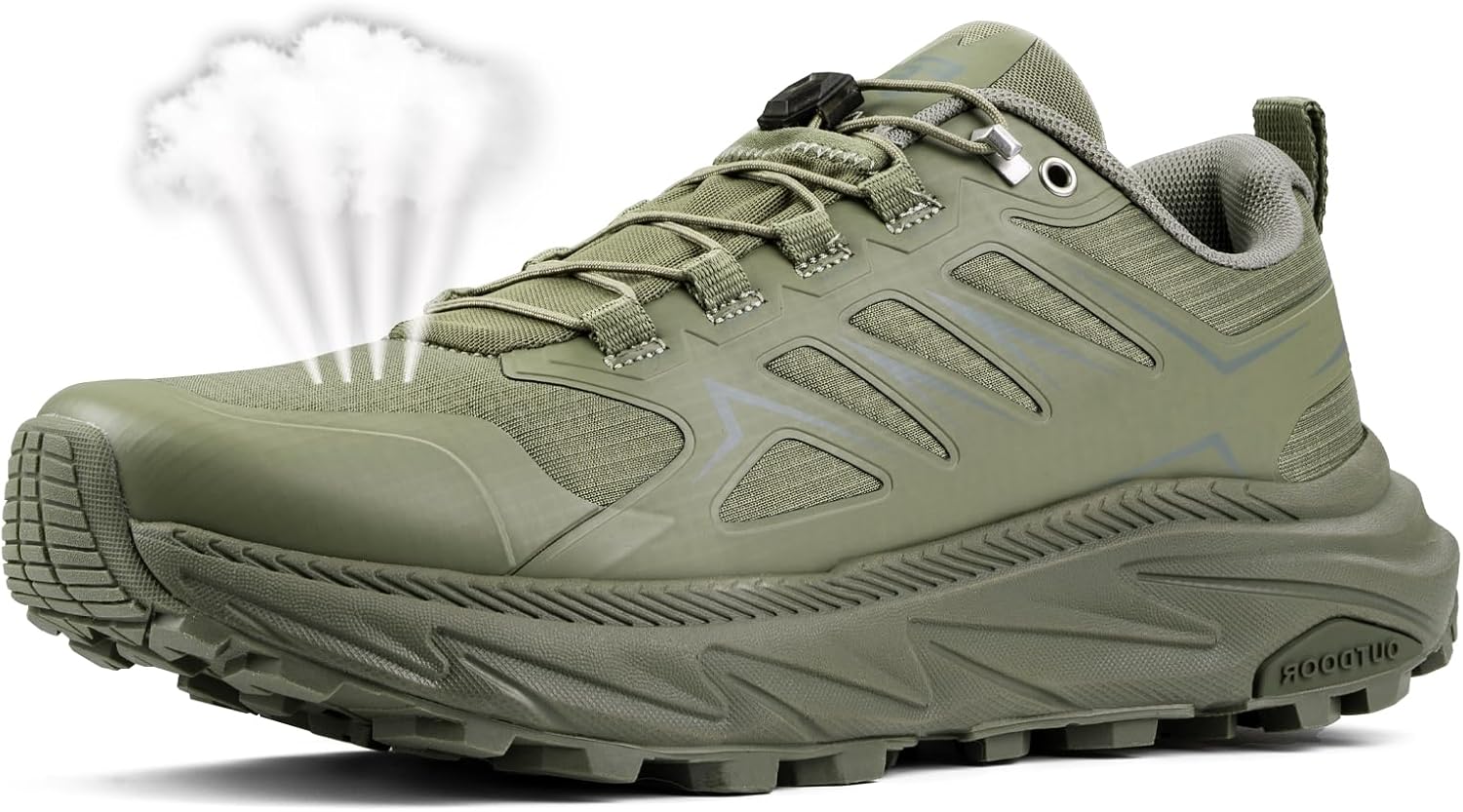 

Мужские кроссовки для трейлраннинга, походов и ходьбы, для кросс-тренинга с поддержкой свода стопы, противоскользящие, легкие Aicall, зеленый