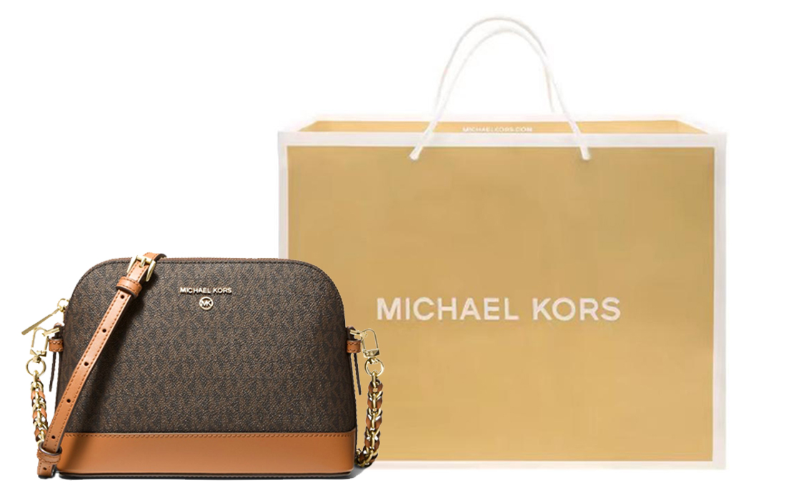 

MICHAEL KORS Холщовая куполообразная сумка через плечо