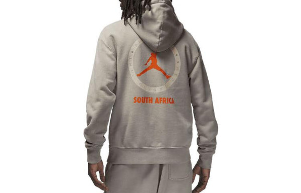 Толстовка Air Jordan x Shelflife Hoodies, серый — фото 2
