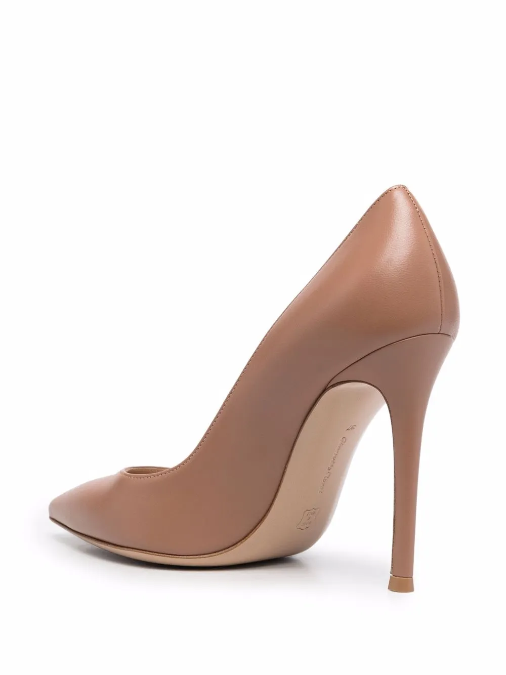 Туфли-лодочки с заостренным носком Gianvito Rossi, нейтральный — фото 3